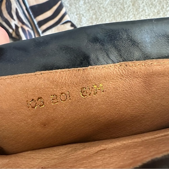 donald j pliner vintage womens 6.5 shoes heeled boots horse hair animal print - Picture 5 of 5